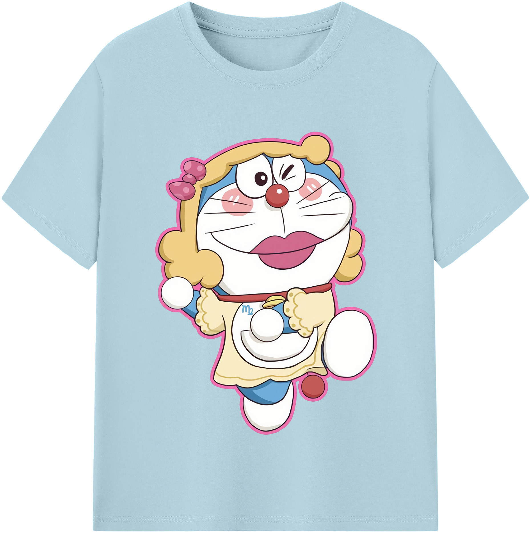 （画像用） ドラえもん Doraemon 綿100％半袖Tシャツ（フロントプリント）